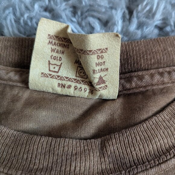 Vintage 1996 The Mountain Ted Blaylock Majestic Eagle Wilderness Scene Shirt - Picture 7 of 7